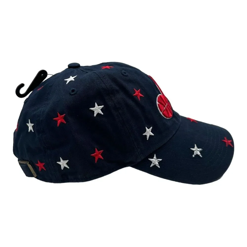 NWT Women's 47 Brand Clean Up‎ Utah Jazz NBA Confetti Stars Adjustable Hat Cap